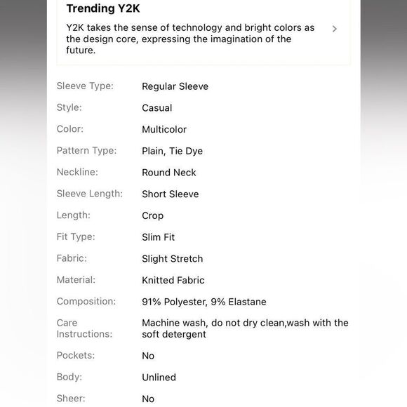 Women's Spring Summer Y2K Casual Cable-Knit Pattern Bodysuit Mini T-Shirt - Picture 3 of 3